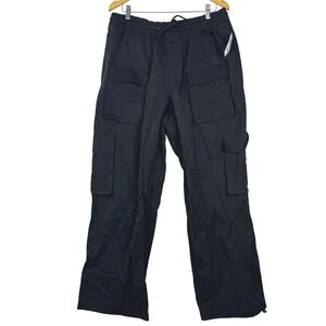 Mode of One Mens Deep Black Cargo Pants 100188360MN L‎ NEW Gorpcore